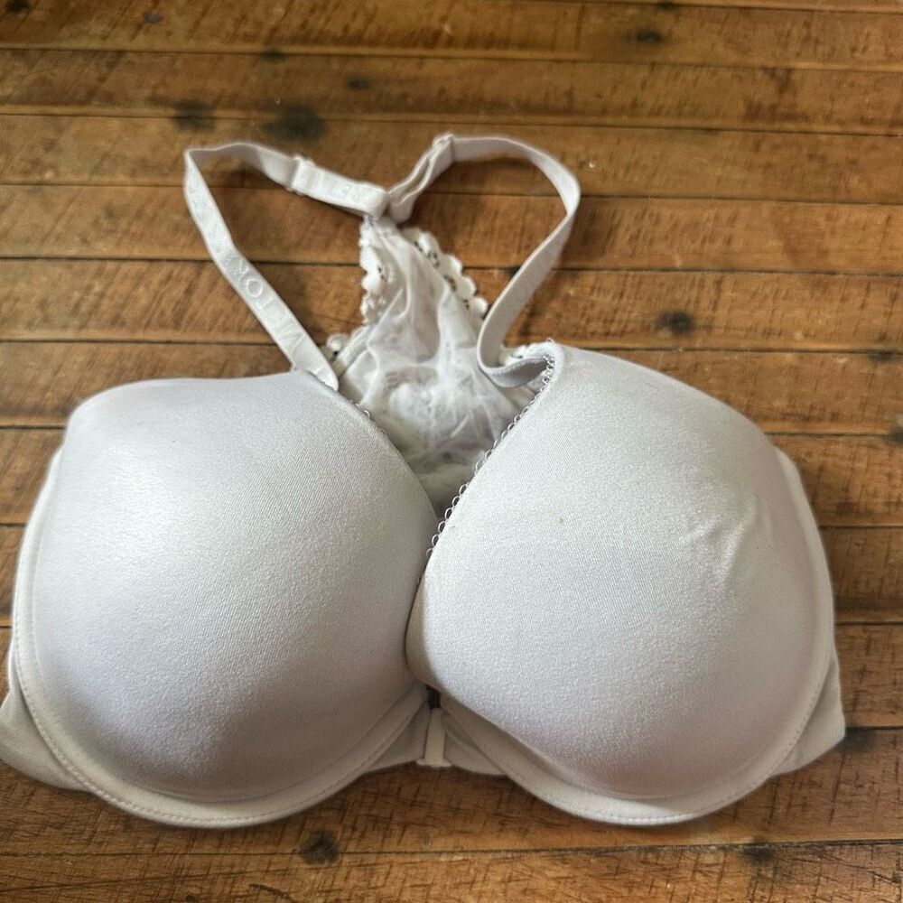 Victoria’s Secret body lace racerback Perfect Shape 32DDD bra
